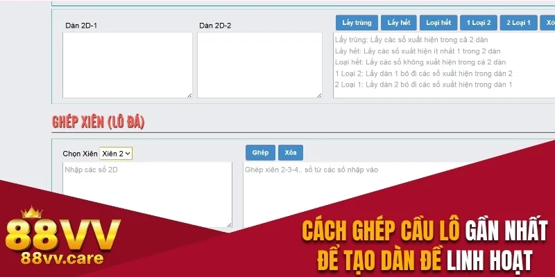 Cách ghép cầu lô gần nhất để tạo dàn đề linh hoạt