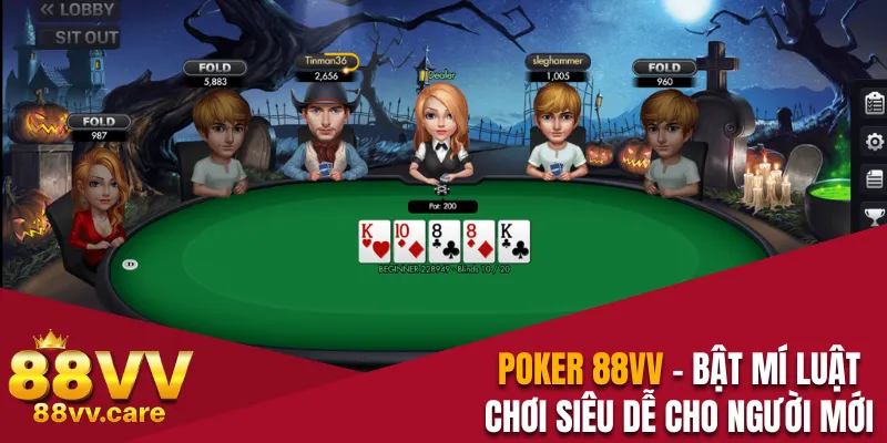 Poker 88VV - Bật Mí Luật Chơi Siêu Dễ Cho Người Mới 3 Poker 88VV