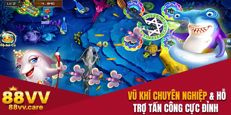Bắn Cá Tiểu Tiên - Tấn Công Boss Tích Lũy Xu Vàng Cực Đã 3 Vũ khí chuyên nghiệp & hỗ trợ tấn công cực đỉnh